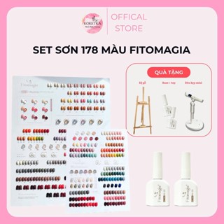 Set Sơn Gel 178 Màu Fitomagia Cao Cấp - Đủ Tone Pastel, Nhũ, Thạch, Kèm Bảng Màu