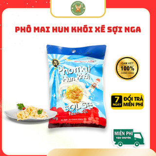 PHÔ MAI HUN KHÓI SOLSE 50G, phomai xông khói xé sợi Nga, ăn vặt