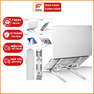 Giá đỡ Laptop, Kệ đỡ Laptop,  Kệ kê Laptop, Kệ đỡ Laptop, Kê Laptop hợp kim NHÔM cao cấp, 7 cấp độ chỉnh độ cao.