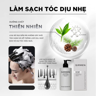 Giftbox Combo 3 BERLIN WALL - Sữa tắm gội nam và Dầu gội nam và Sữa rửa mặt nam SIRMEN