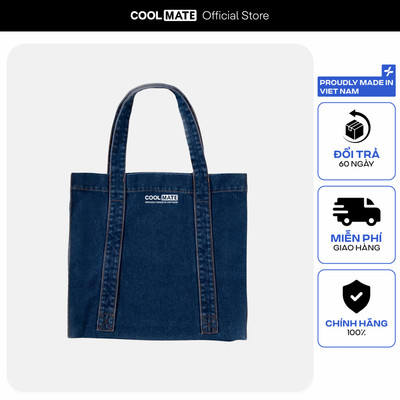[MUA 2 GIẢM 5%]Túi Tote Jeans Denim Coolmate