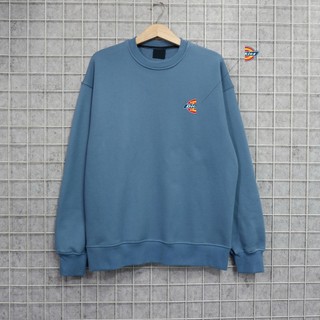 Áo Sweater  - áo nỉ tay dài màu xanh ngọc