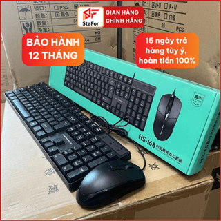 Bàn phím máy tính giá rẻ có dây full size 104 key phím gõ nẩy tốt, êm nhanh nhạy chống ồn, chống nước.