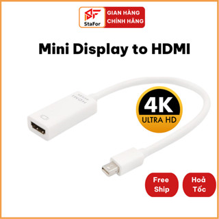  Cáp Mini DisplayPort Sang HDMI 1080P 4K 2K Mini Display Port to HDMI cho Macbook Surface Mac mini iMac Laptop. S60 