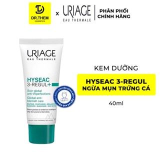 Kem Dưỡng Ngăn Ngừa Mụn Trứng Cá Hỗn Hợp Không Màu URIAGE HYSÉAC 3REGUL SOIN GLOBAL 40ml- Dr Thêm