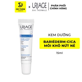 Kem Dưỡng Phục Hồi Môi Khô, Nứt Nẻ Uriage BARIÉDERM CICA-LÈVRES BAUME PROTECTEUR 15ml- Dr Thêm