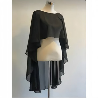 Áo Choàng Vai Voan BECHIC Sang Trọng – Áo Khoác Choàng Dự Tiệc, Phối Đầm Maxi, Chất Liệu Voan Mỏng Cao Cấp, Hot Trend