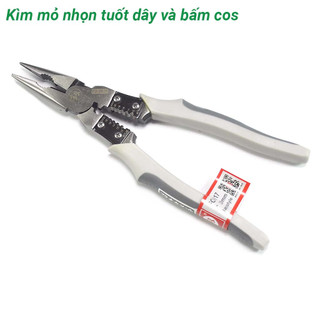 Kìm điện tuốt dây bấm cos