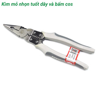 Kìm điện tuốt dây bấm cos