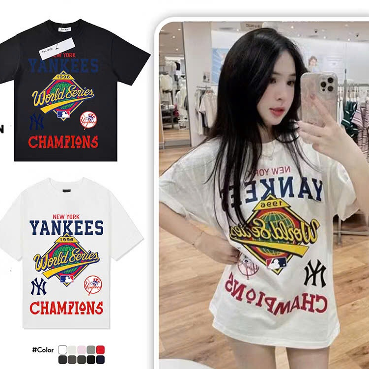 Áo Thun nam nữ YANKESS Xu Hướng 2025 Unisex Nam Nữ Cổ Tròn CHất cotton su thoáng mát