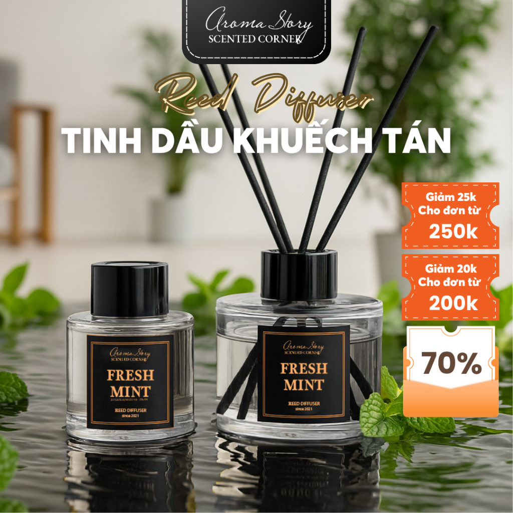 [NEW ARRIVAL] Tinh Dầu Khuếch Tán Thơm Phòng Aroma Story Phiên Bản Đặc Biệt Size 50ml/100ml/150ml