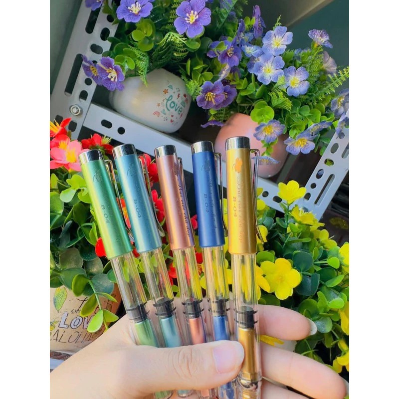 Bút máy,Bút lá tre thanh đậm B04