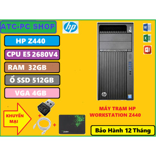 BỘ CÂY MÁY TRẠM HP WORKSTATION Z440 CŨ TẶNG BÀN DI, DÂY MẠNG, USB WIFI GIÁ RẺ NHẤT SHOPEE