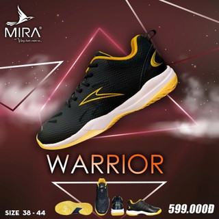 [TẶNG VỚ CAO CẤP]Giày Cầu Lông MIRA WARRIOR Đệm Êm Chân, Thoáng Khí, Thoải Mái, Bền Bỉ, Dành Cho Cả Nam Và Nữ