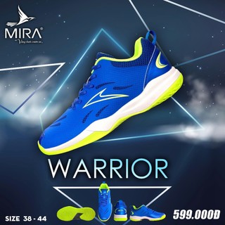 [TẶNG VỚ CAO CẤP]Giày Cầu Lông MIRA WARRIOR Đệm Êm Chân, Thoáng Khí, Thoải Mái, Bền Bỉ, Dành Cho Cả Nam Và Nữ