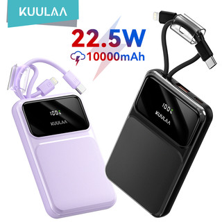  Pin Sạc dự phòng KUULAA Với 4 cổng ra 10000mah 20000mah pin sạc nhanh 22.5W Màn Hình Kỹ Thuật Số 