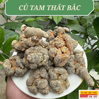 Củ tam thất bắc Hà Giang với 100% củ khô loại 1 to đẹp đều trọng lượng 200g, 500g