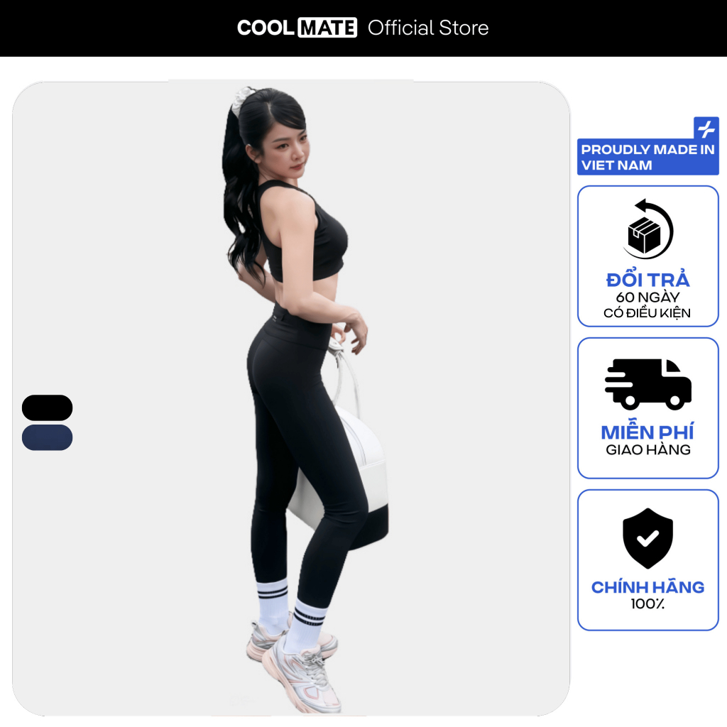 [SALE TẾT]Set Đồ Tập Yoga Áo Bra và quần Legging Coolflex Everyday Active co giãn Coolmate