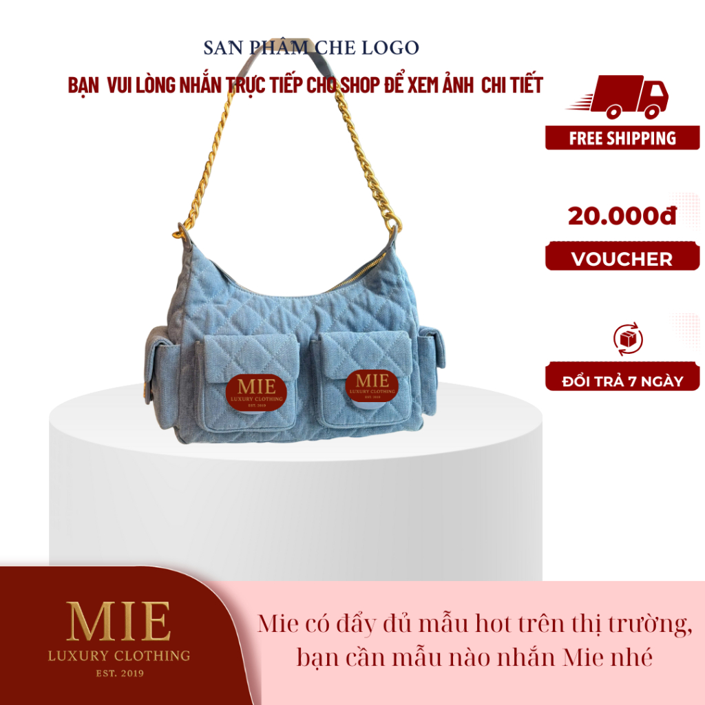 [ 𝐌𝐈𝐄 - 𝐋𝐔𝐗𝐔𝐑𝐘 𝐂𝐋𝐎𝐓𝐇𝐈𝐍𝐆 ] TÚI XÁCH Hopo 25C Nguyên bản