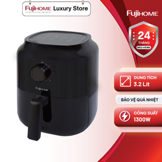 Nồi chiên không dầu mini FUJIHOME A3 dung tích 3,2 lít công suât lớn 1300w, dòng cơ dễ sử dụng