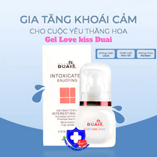  Gel bôi trơn tăng khoái cảm nữ Love Kiss Duai 15ml an toàn cho da từ tinh chất thiên nhiên 