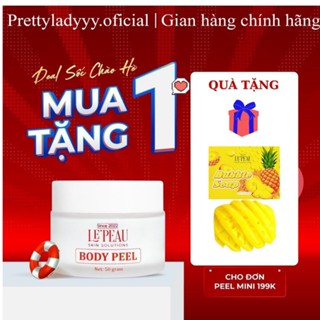  1 Peel nách retinol peel body trắng da mờ thâm dưỡng trắng kem dưỡng ẩm 50gr - LEPEAU tặng soap 