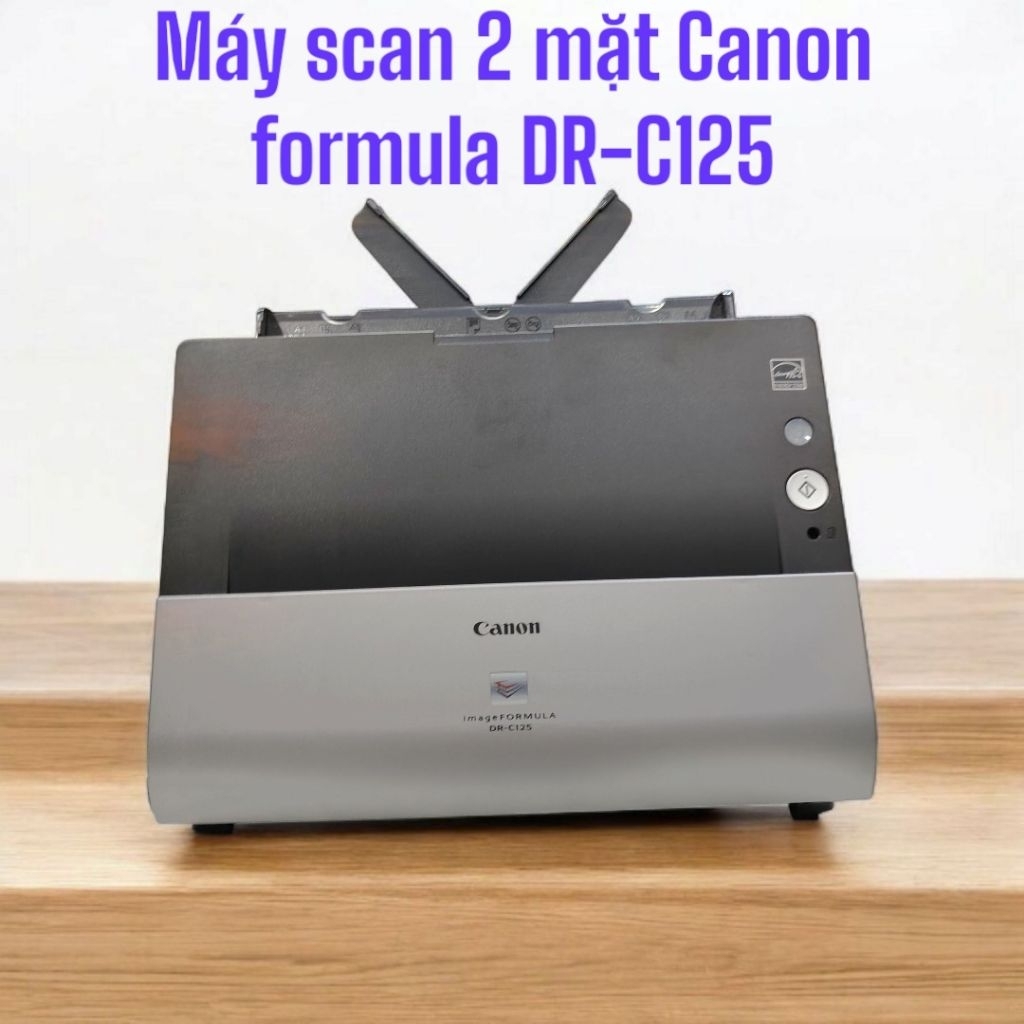 Máy scan tài liệu 2 mặt tự động Canon image formula DR-C125/C225w hang cũ hình thức đẹp 90%