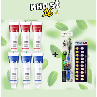 [Mua 3 Tặng 3] Kem Đánh Răng YAYASHI SP4 Đỏ Trắng Răng Xanh Thơm Miệng 120g/Tuýp - Kho Sỉ 16