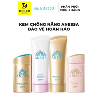 Kem Chống Nắng Bảo Vệ Hoàn Hảo Anessa Perfect UV Sunscreen Skincare Milk / Mild Milk/ Gel /Skincare Gel 60ml-90g Dr Thêm