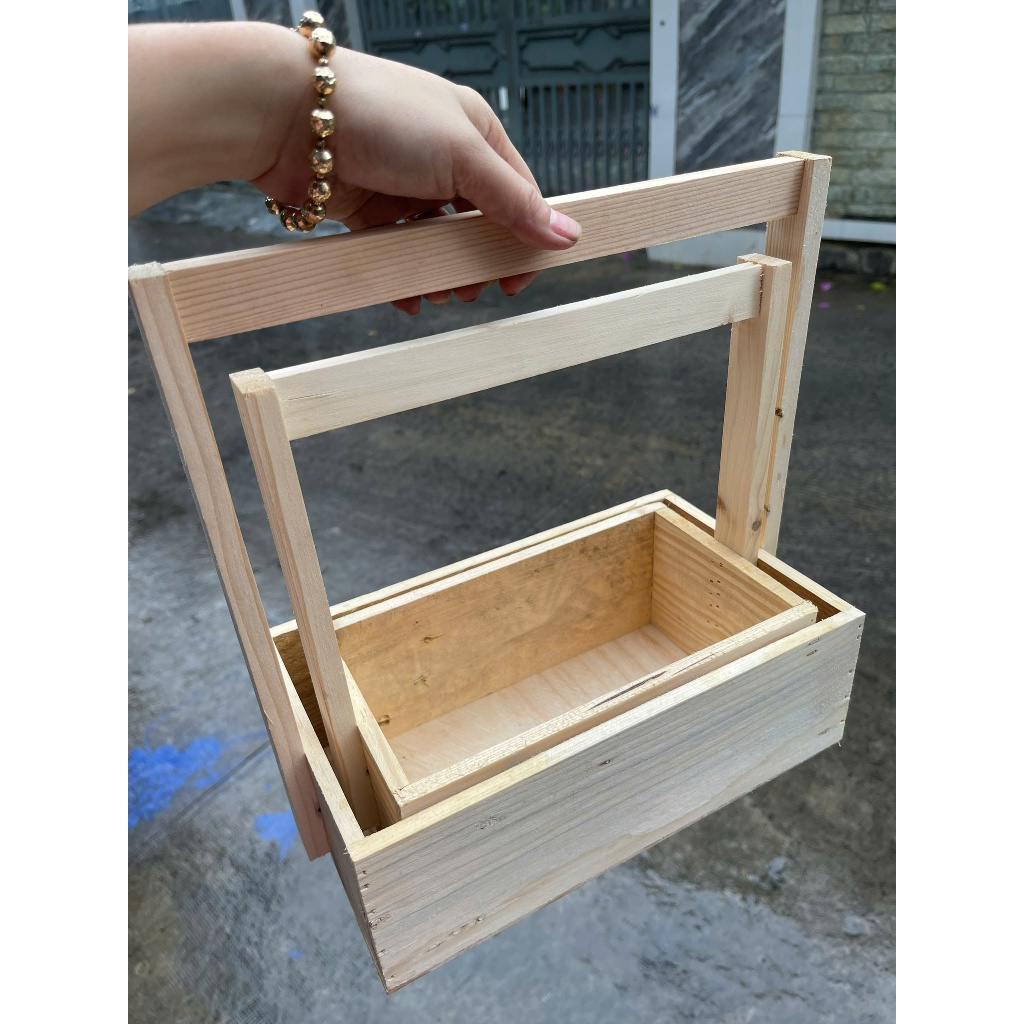 GIỎ GỖ CẮM HOA THÔNG DỤNG