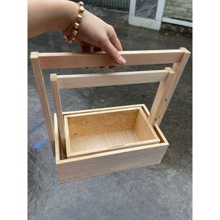 GIỎ GỖ CẮM HOA THÔNG DỤNG