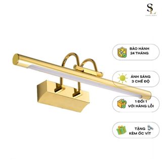 Đèn soi tranh SOOLIGHT AP8006 L430mm, L570mm đèn gương, đèn rọi trang trí hiện đại.