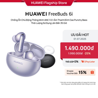 Tai nghe HUAWEI FreeBuds 6i | Chống Ồn Chủ Động Thông Minh ANC 3.0 | Âm Thanh Đỉnh Cao Punchy Bass