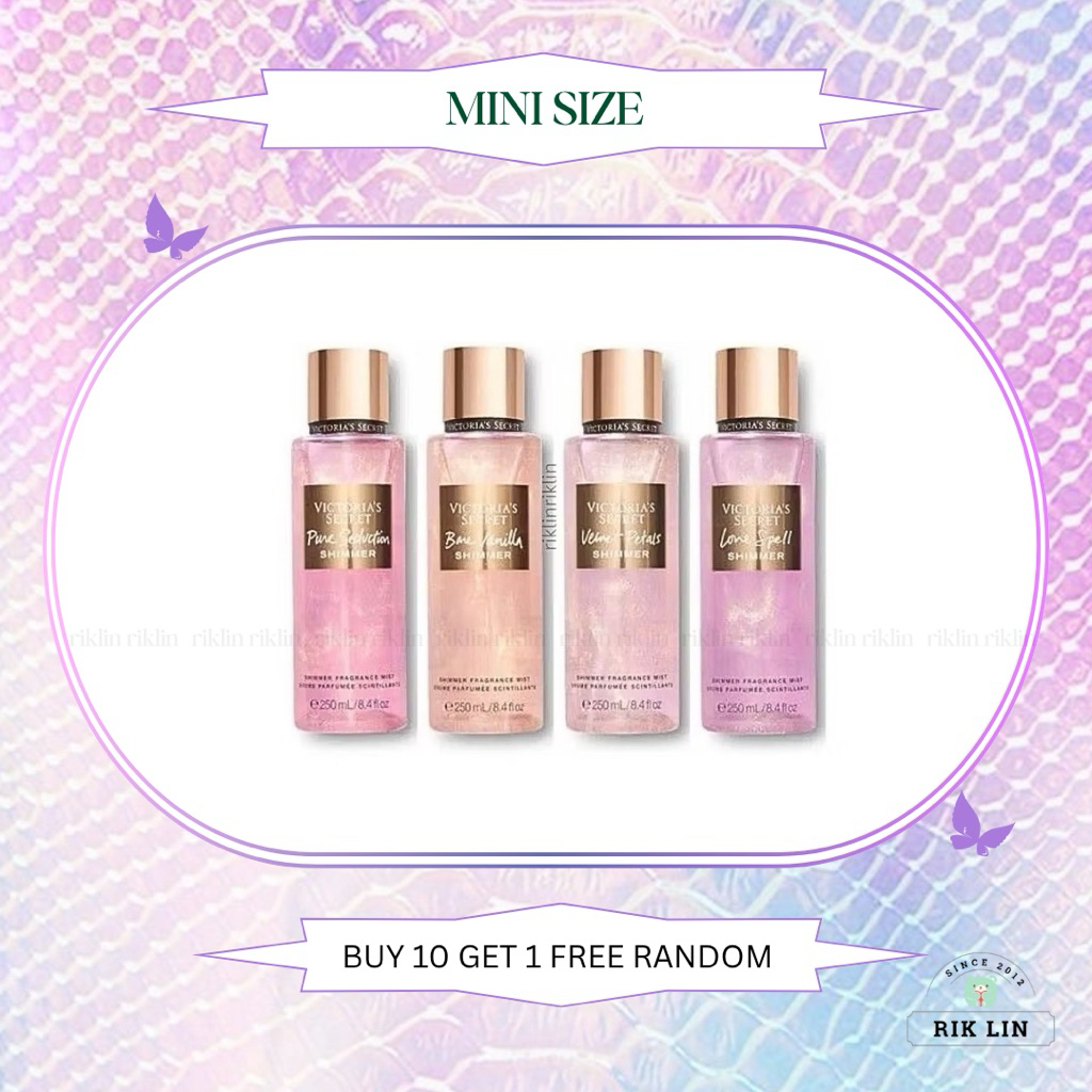 VELVET PETALS SHIMMER | PURE SEDUCTION SHIMMER |BARE VANILLA |LOVE SPELL |WARM COZY SHIMMER - Xịt Th