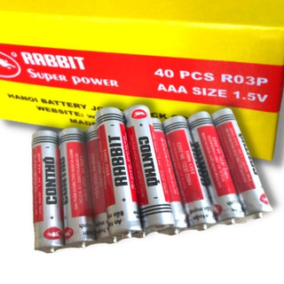 [ComBo] 10 Viên Pin Đũa Điều Khiển Quạt,Điều Hòa, TiVi 3A [AAA] Con Thỏ.[SCA]