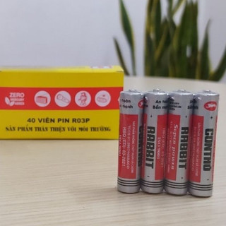 [ComBo] 10 Viên Pin Đũa Điều Khiển Quạt,Điều Hòa, TiVi 3A [AAA] Con Thỏ.[SCA]