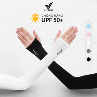 Găng Ống Tay Chống Nắng Cao Cấp UPF50+ VSOCKS Thun Lạnh Co Giãn 4 Chiều - OTX01/ASLX01