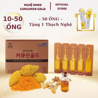 Nghệ Nano Curcumin Gold Hàn Quốc 100 Ống đẹp da, giữ dáng, chống lão hóa CHÍNH HÃNG