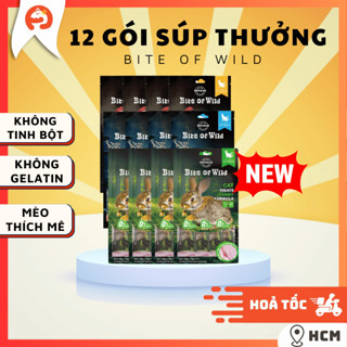 【 COMBO  12 Gói Súp thưởng Bite of Wild