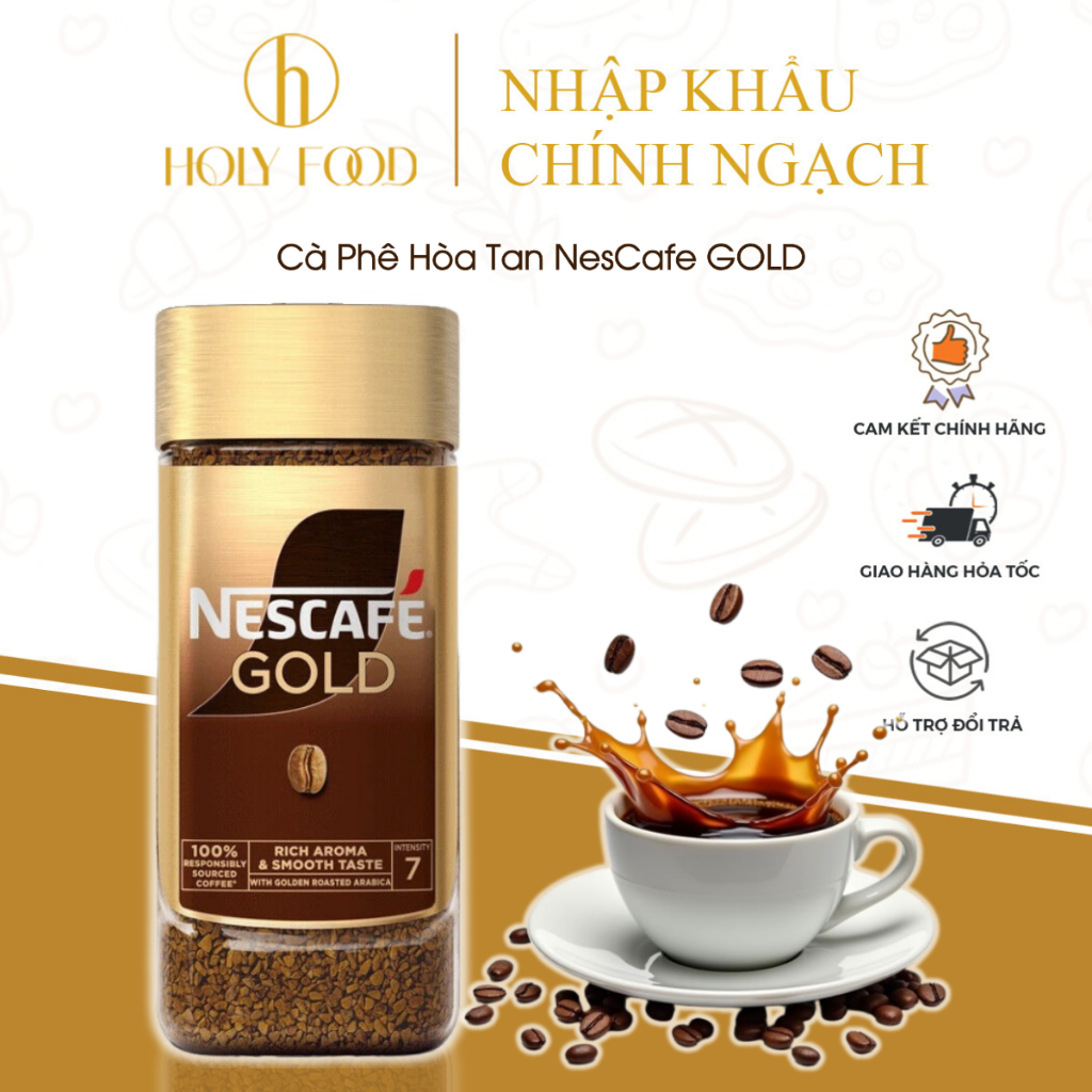 Cà phê hòa tan Nescafe Gold 200g/ Nescafe hòa tan gói đủ vị/ Starbucks hòa tan gói đủ vị - Nhập Khẩu