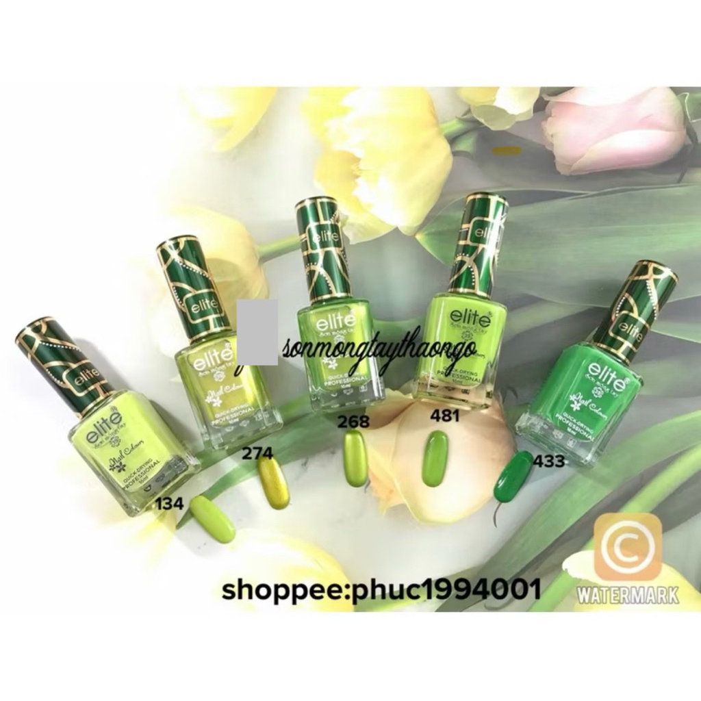 Sơn móng tay  cao cấp Elite 16ml (không cần hơ máy)
