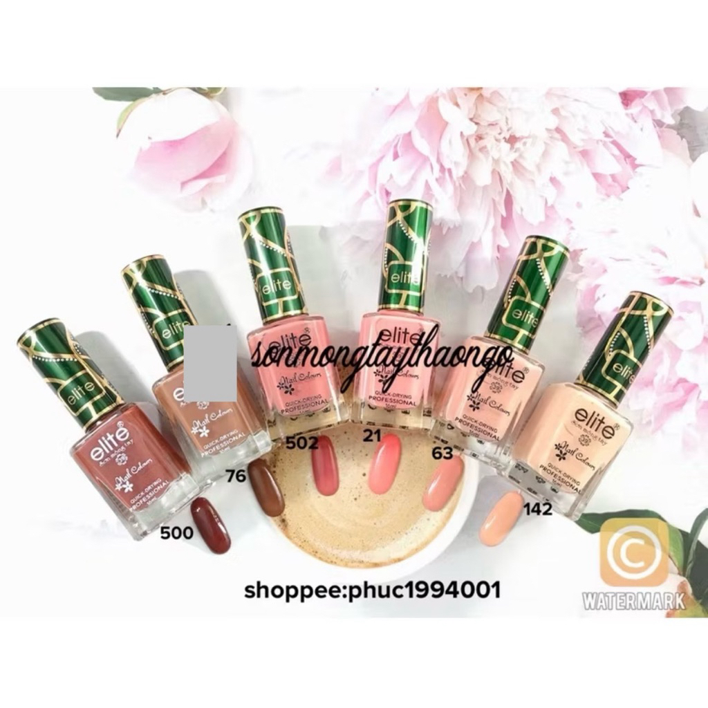Sơn móng tay cao cấp Elite 16ml (không cần hơ máy)