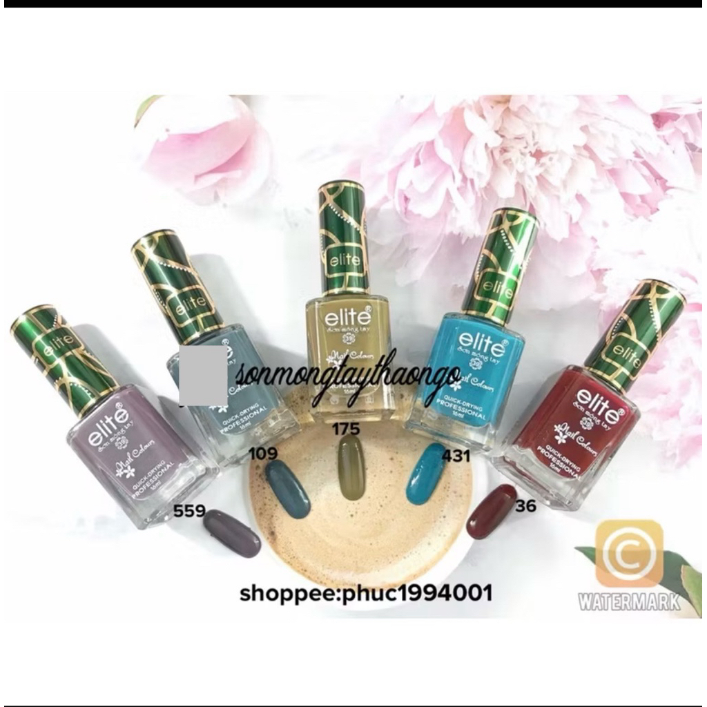 Sơn móng tay cao cấp Elite 16ml (không cần hơ máy)