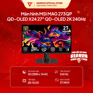 Màn hình MSI MAG 273QP QD-OLED X24 27" QD-OLED 2K 240Hz