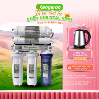 [MIỄN PHÍ LẮP ĐẶT] Máy lọc nước Hydrogen Kangaroo RO 10 lõi KG100HG - không vỏ