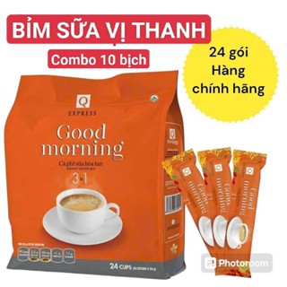 COMBO 10 BỊCH CÀ PHÊ SỮA ỐNG TRẦN QUANG 《 MỖI BỊCH 21 GÓI × 20 GRAM》