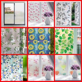 Decal dán kính mờ khổ 90cm có sẵn keo, cắt theo 0.5m dài, đề can dán kính cửa sổ, kiếng phòng khách ngủ nhà tắm