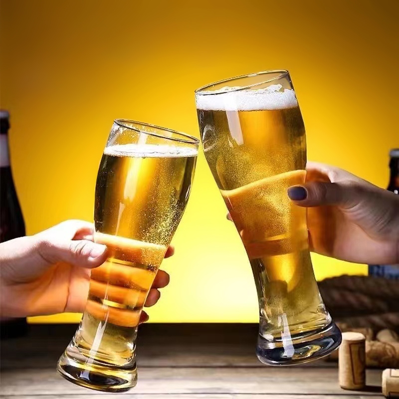 Ly uống bia pha lê cao cấp 350ml,Cốc đựng nước ép quà tặng 350ml - Hello House