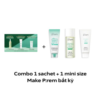 [Hàng tặng không bán] Combo 1 sachet + 1 Mini Size Make P:rem bất kỳ