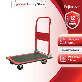  Xe đẩy hàng sàn thép nhập khẩu FUJIHOME HT- 415 Tải trọng 150kg - Thiết kế chắc chắn có thể gấp gọn 